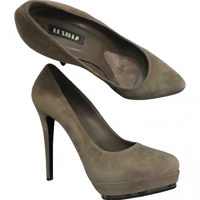 Pre-owned Le Silla Heels In Grey