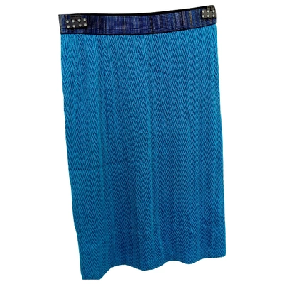 Pre-owned Missoni Mid-length Skirt In Blue