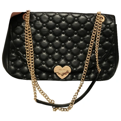 Pre-owned Moschino Cheap And Chic Leather Handbag In Black