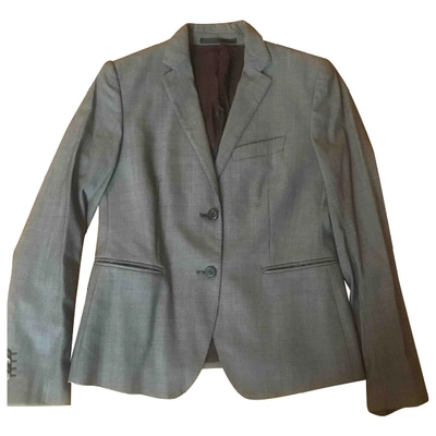 Pre-owned Mauro Grifoni Wool Blazer In Grey