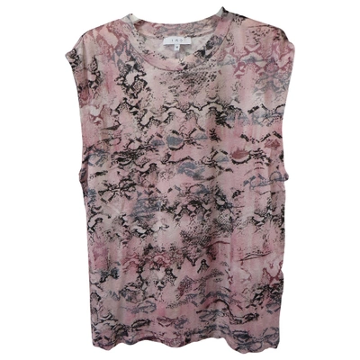 Pre-owned Iro Linen T-shirt In Pink