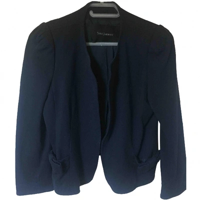 Pre-owned Tara Jarmon Suit Jacket In Blue