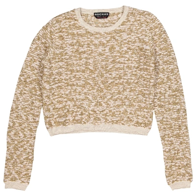 Pre-owned Rochas Jumper In Gold