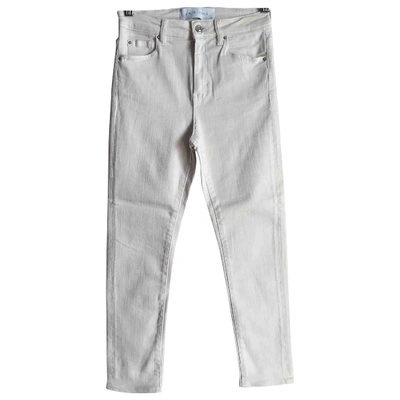 Pre-owned Iro Slim Jeans In White