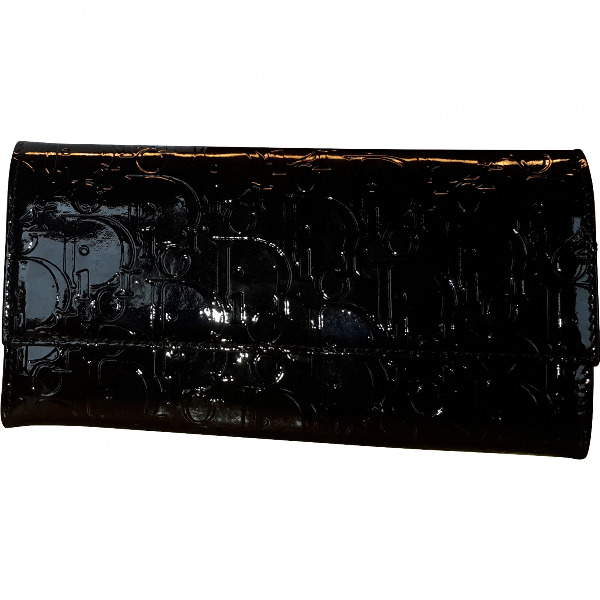 Patent Leather Frame Clutch Bag