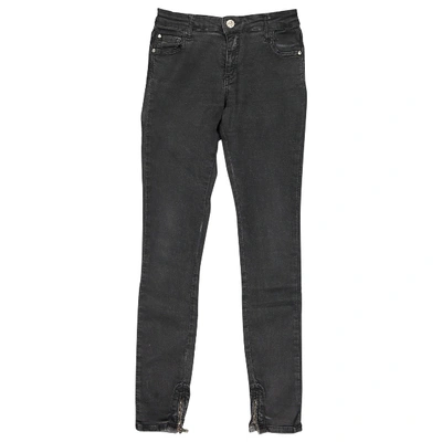 Pre-owned Faith Connexion Slim Jeans In Anthracite