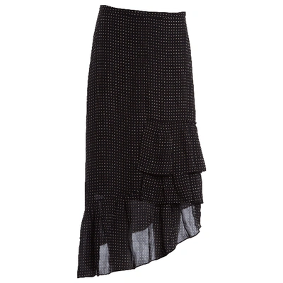 Pre-owned Tibi Silk Mid-length Skirt In Black