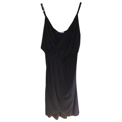 Pre-owned Blumarine Silk Dress In Black