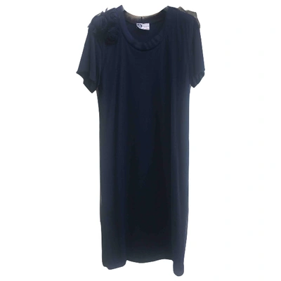 Pre-owned Lanvin Mid-length Dress In Blue