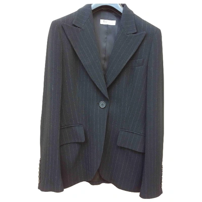 Pre-owned Marella Wool Short Vest In Black