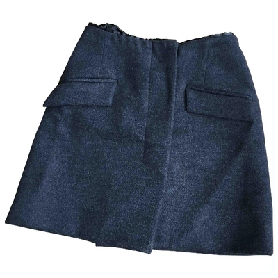 Pre-owned Chloé Wool Mid-length Skirt In Anthracite