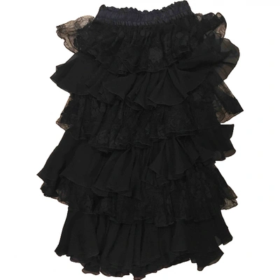 Pre-owned Chloé Mid-length Skirt In Black