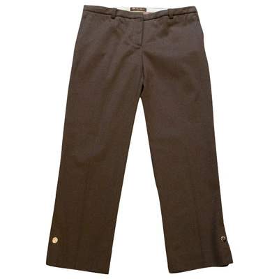 Pre-owned Loro Piana Straight Pants In Brown