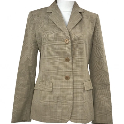 Pre-owned Max Mara Beige Cotton Jacket