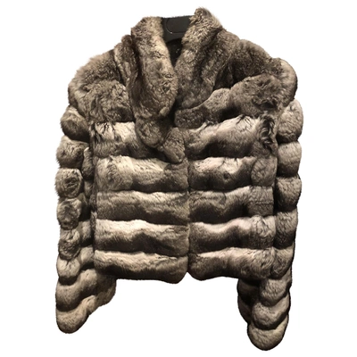 Pre-owned 711 Chinchilla Coat