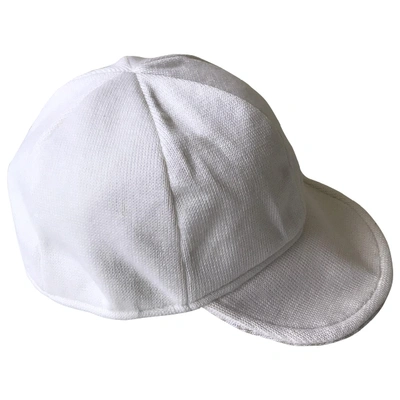 Pre-owned Fendi Wool Cap In White