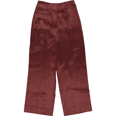 Pre-owned Diane Von Furstenberg Trousers In Brown