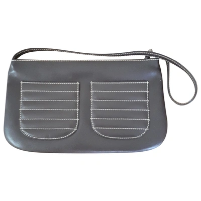 Pre-owned Paule Ka Leather Mini Bag In Brown