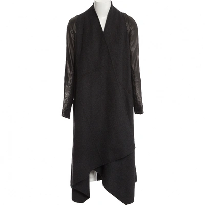 Pre-owned Kaufmanfranco Wool Coat In Anthracite