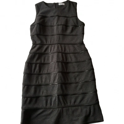 Pre-owned Calvin Klein Collection Mid-length Dress In Anthracite