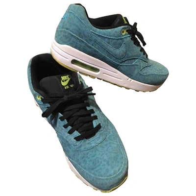 Pre-owned Nike Air Max 1 Trainers In Blue