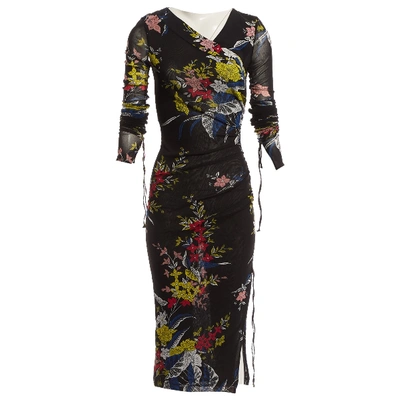 Pre-owned Diane Von Furstenberg Silk Dress In Black