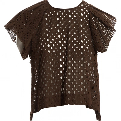 Pre-owned Isabel Marant Brown Cotton Top