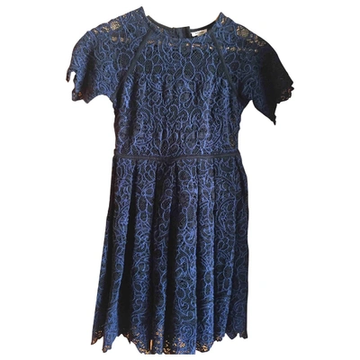 Pre-owned Manoush Mini Dress In Blue