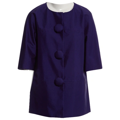 Pre-owned Manoush Silk Jacket In Purple