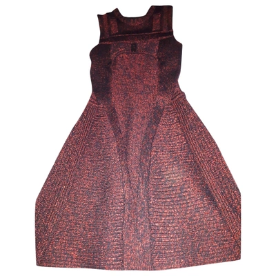 Pre-owned Dior Wool Mid-length Dress In Other