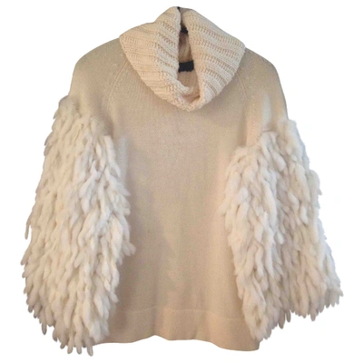 Pre-owned Fendi Wool Jumper In White