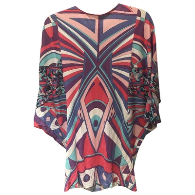 Pre-owned Emilio Pucci Mini Dress In Multicolour