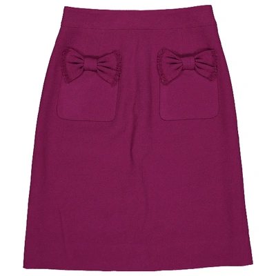 Pre-owned Marc By Marc Jacobs Wool Skirt In Pink