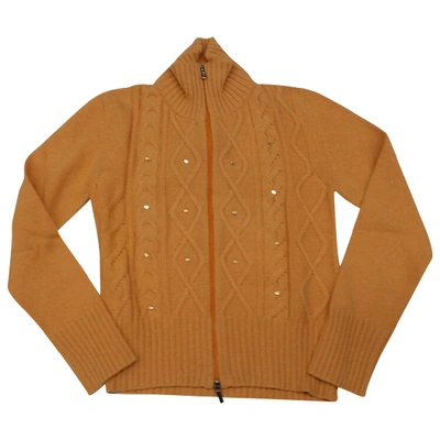 Pre-owned Marella Wool Cardigan In Orange