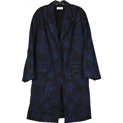 Pre-owned Dries Van Noten Navy Coat