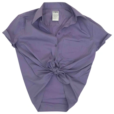 Pre-owned Chanel Shirt In Purple
