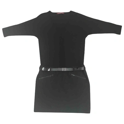 Pre-owned Comptoir Des Cotonniers Mini Dress In Black