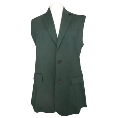 Pre-owned Jean Paul Gaultier Wool Jacket In Green