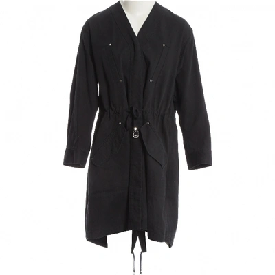 Pre-owned Alexander Wang T Coat In Black