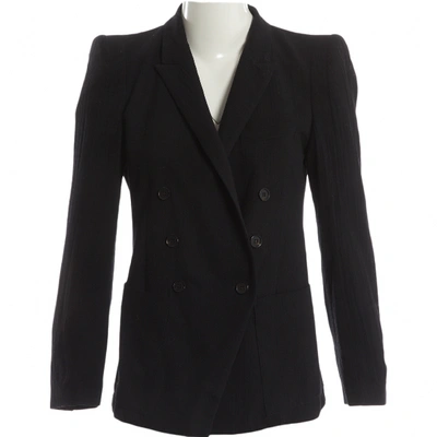 Pre-owned Band Of Outsiders Wool Jacket In Black