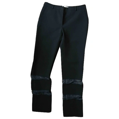 Pre-owned Harmony Straight Pants In Black