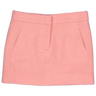 Pre-owned Tibi Wool Mini Skirt In Pink