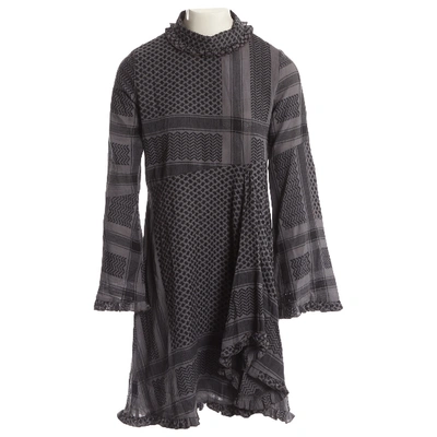 Pre-owned Cecilie Copenhagen Mid-length Dress In Grey