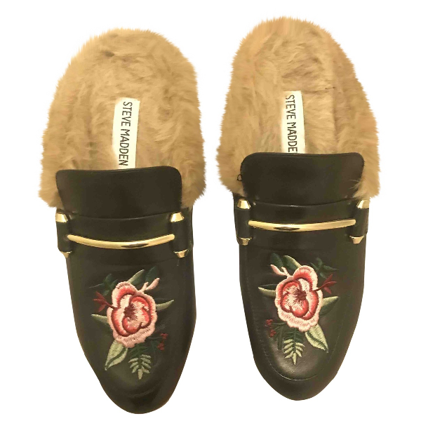 steve madden leather mules