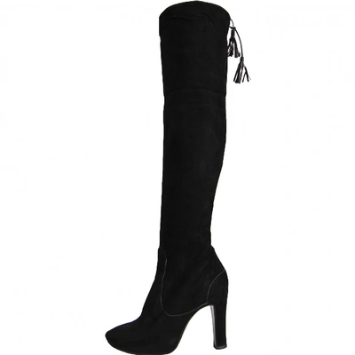 Pre-owned Costume National Boots In Black