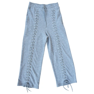 Pre-owned Mcq By Alexander Mcqueen Large Pants In Grey
