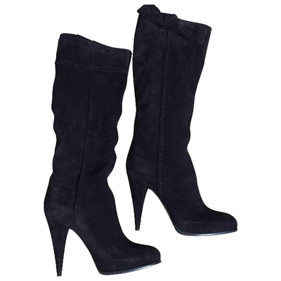 Pre-owned Dior Boots In Black