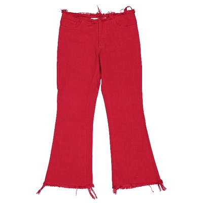 Pre-owned Marques' Almeida Large Pants In Red