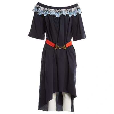 Pre-owned Peter Pilotto Mid-length Dress In Navy