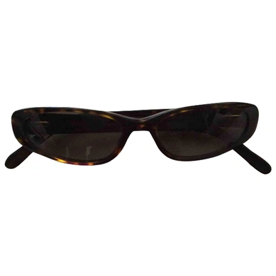 Pre-owned Miu Miu Brown Sunglasses